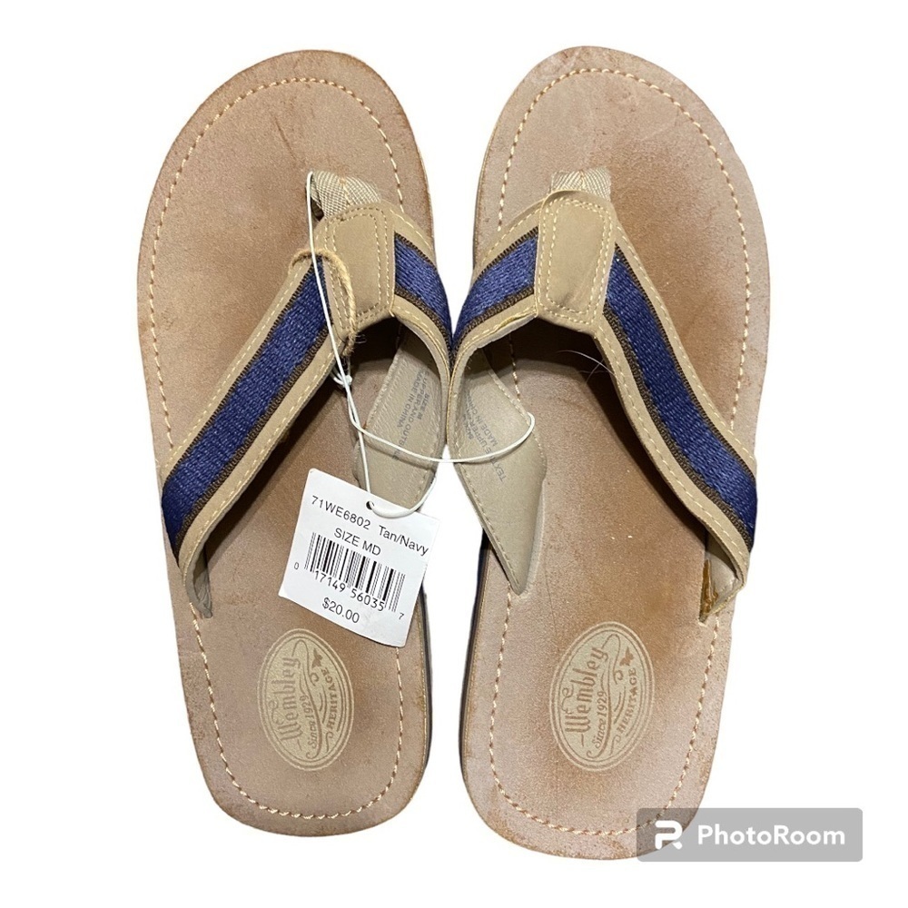 Wembley Mens Size Medium 8-9 Flip-Flops
